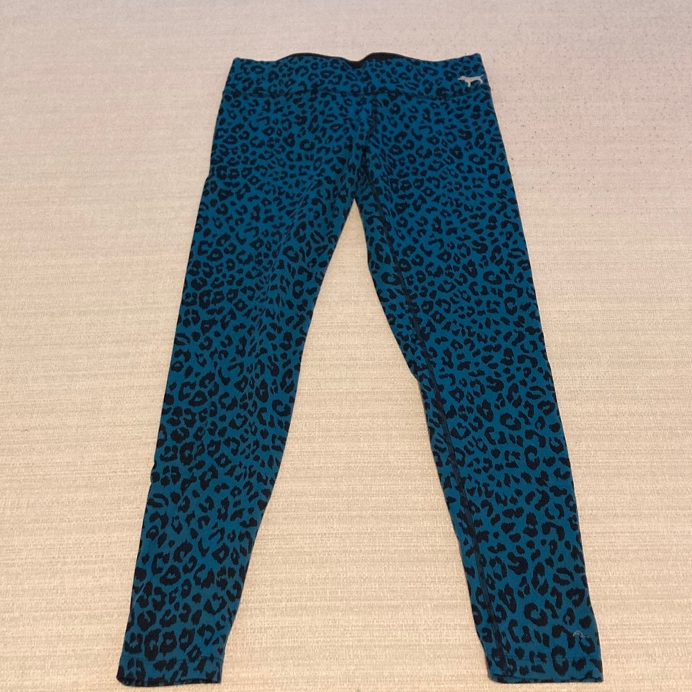 Victoria's Secret Kids Leggings - Blue Leopard Print